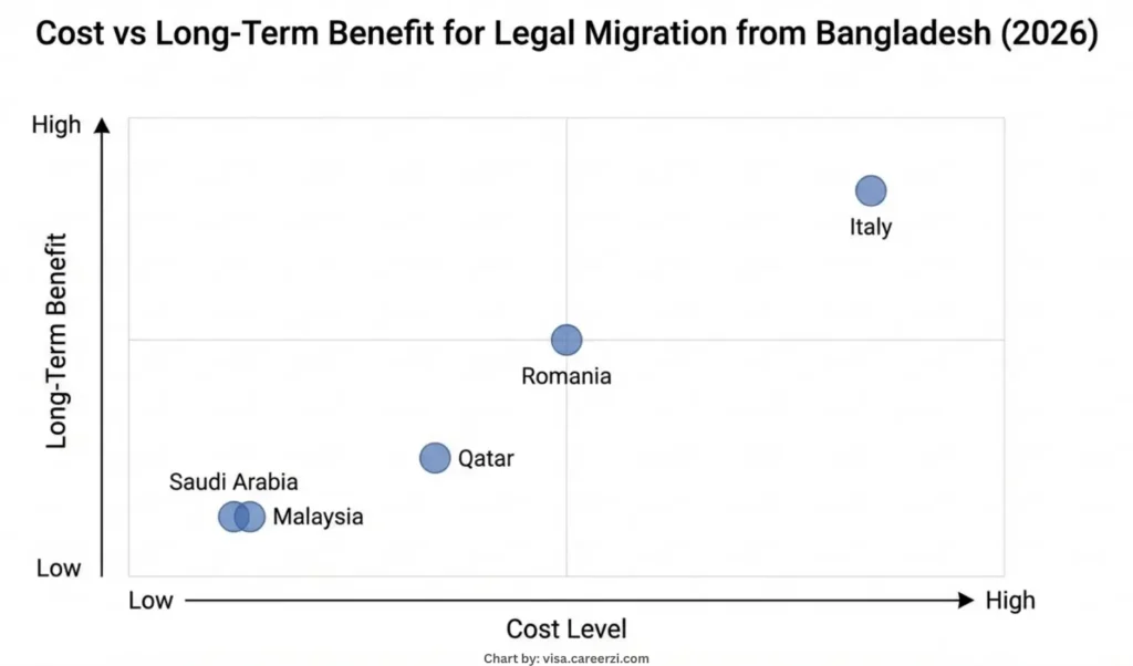 Cost vs Long-Term Benefit for Legal Migration from Bangladesh (2026)