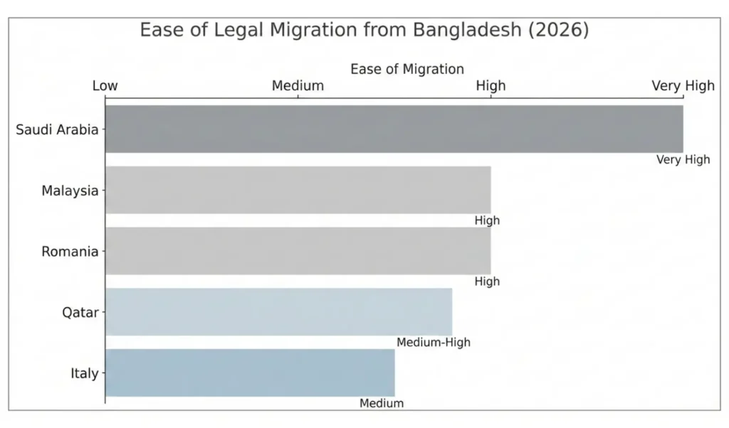 Ease of Legal Migration from Bangladesh (2026)
